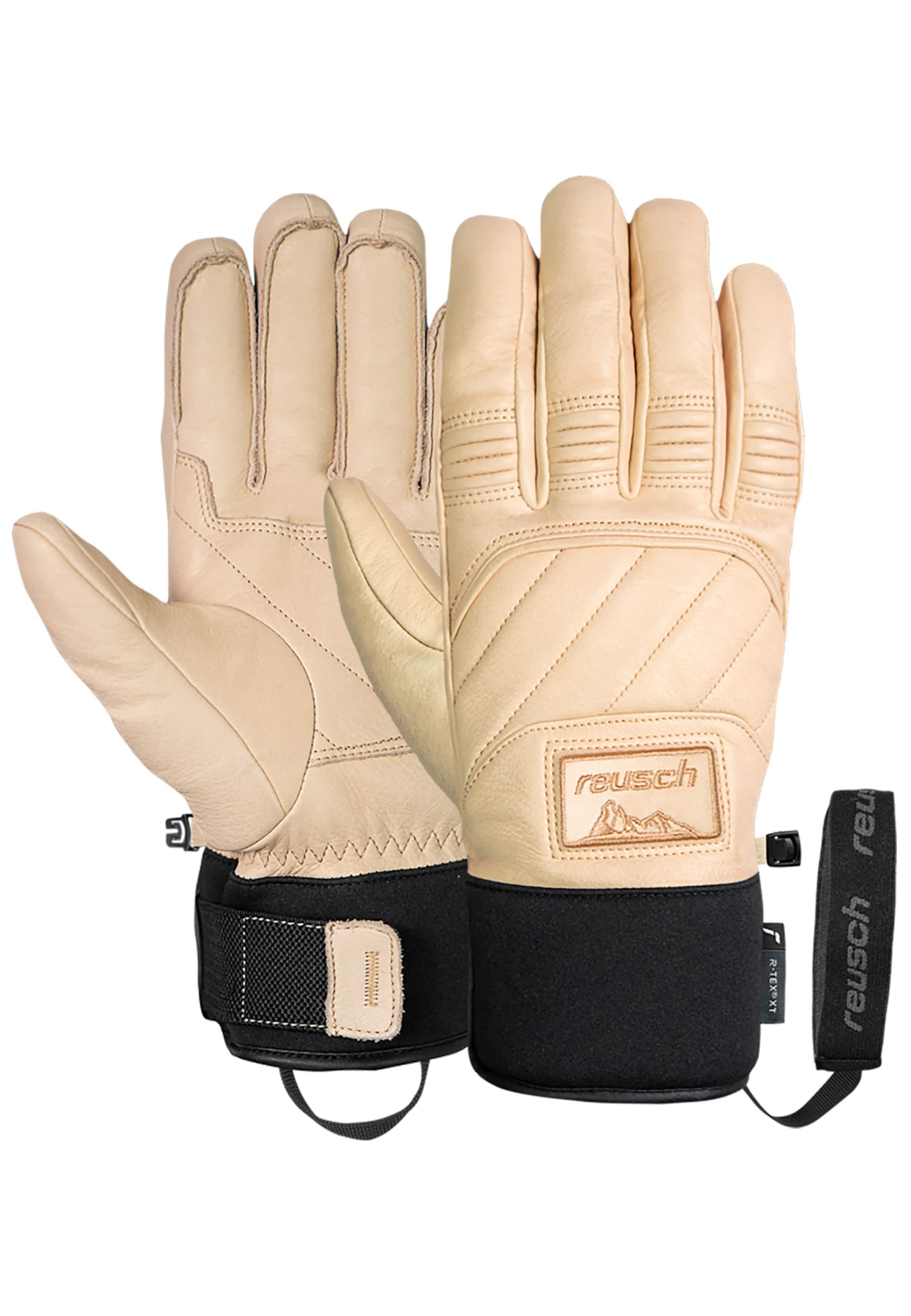 REUSCH Sports gloves 'Legacy R-TEX® XT' in Beige: front