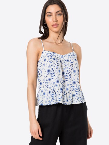 GAP - Blusa 'SWING PEPLUM' en blanco: frente