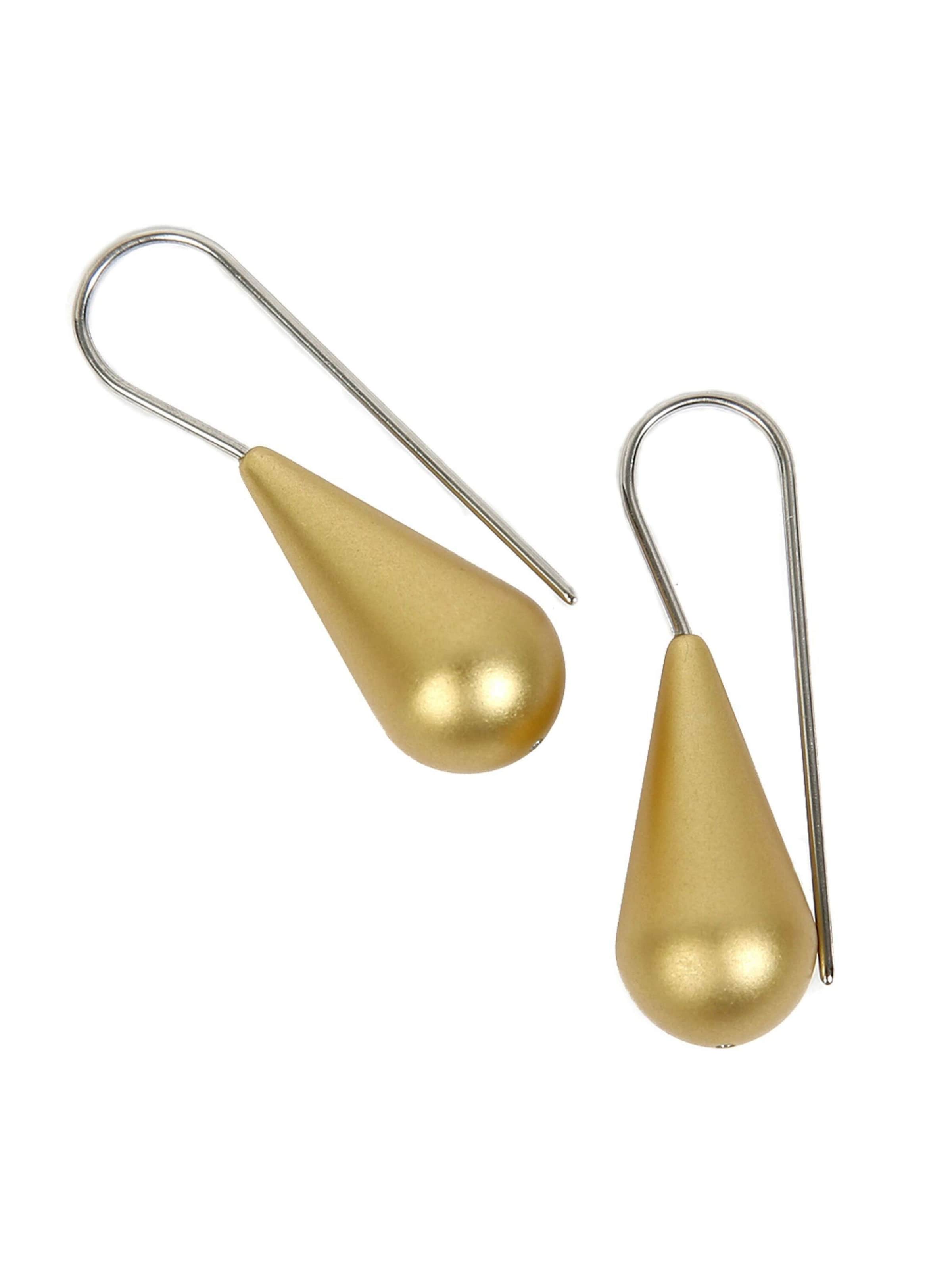 DeMarie Ohrringe in Gelb: Vorderseite