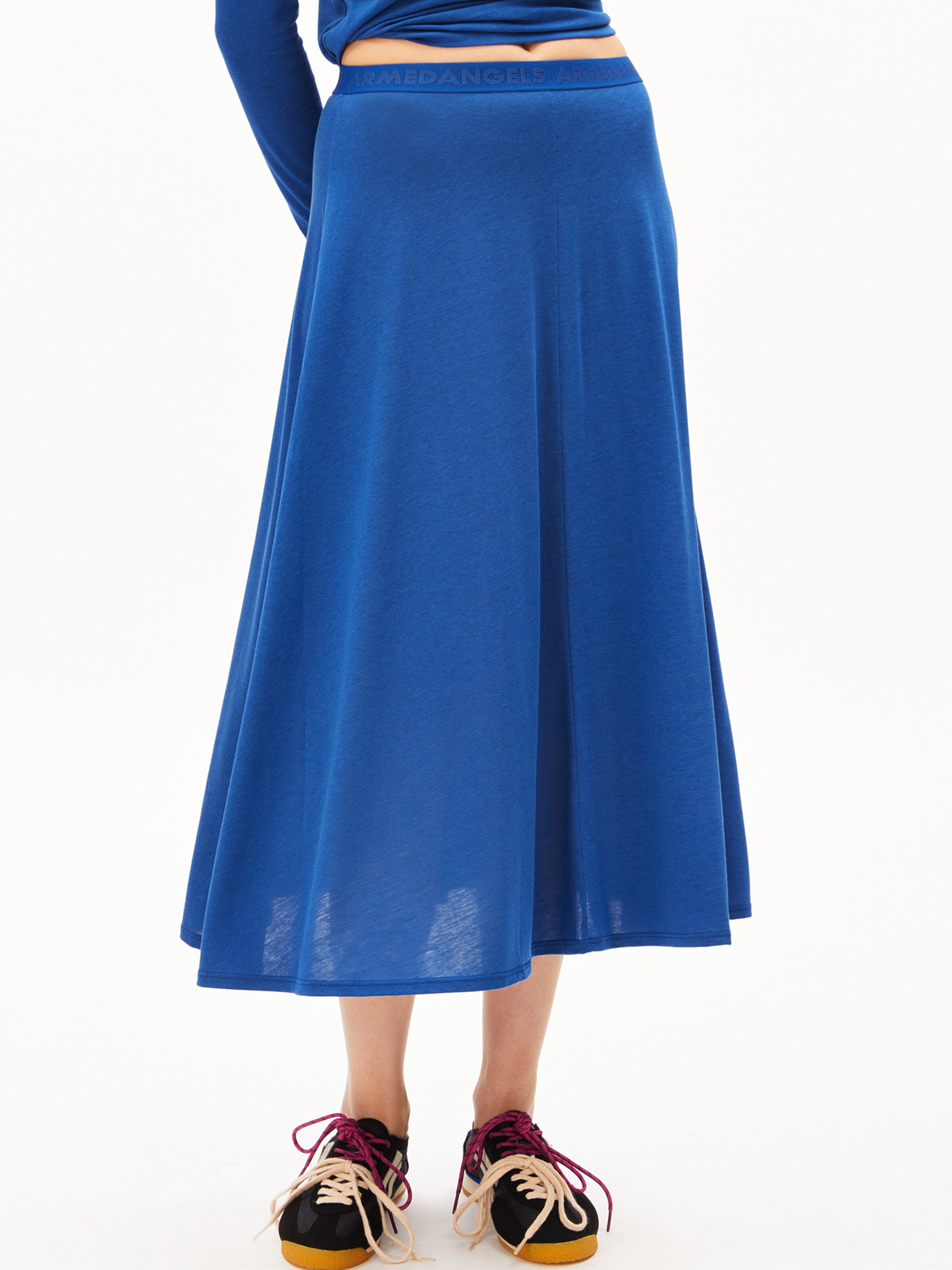 ARMEDANGELS Rock in Blau: Vorderseite