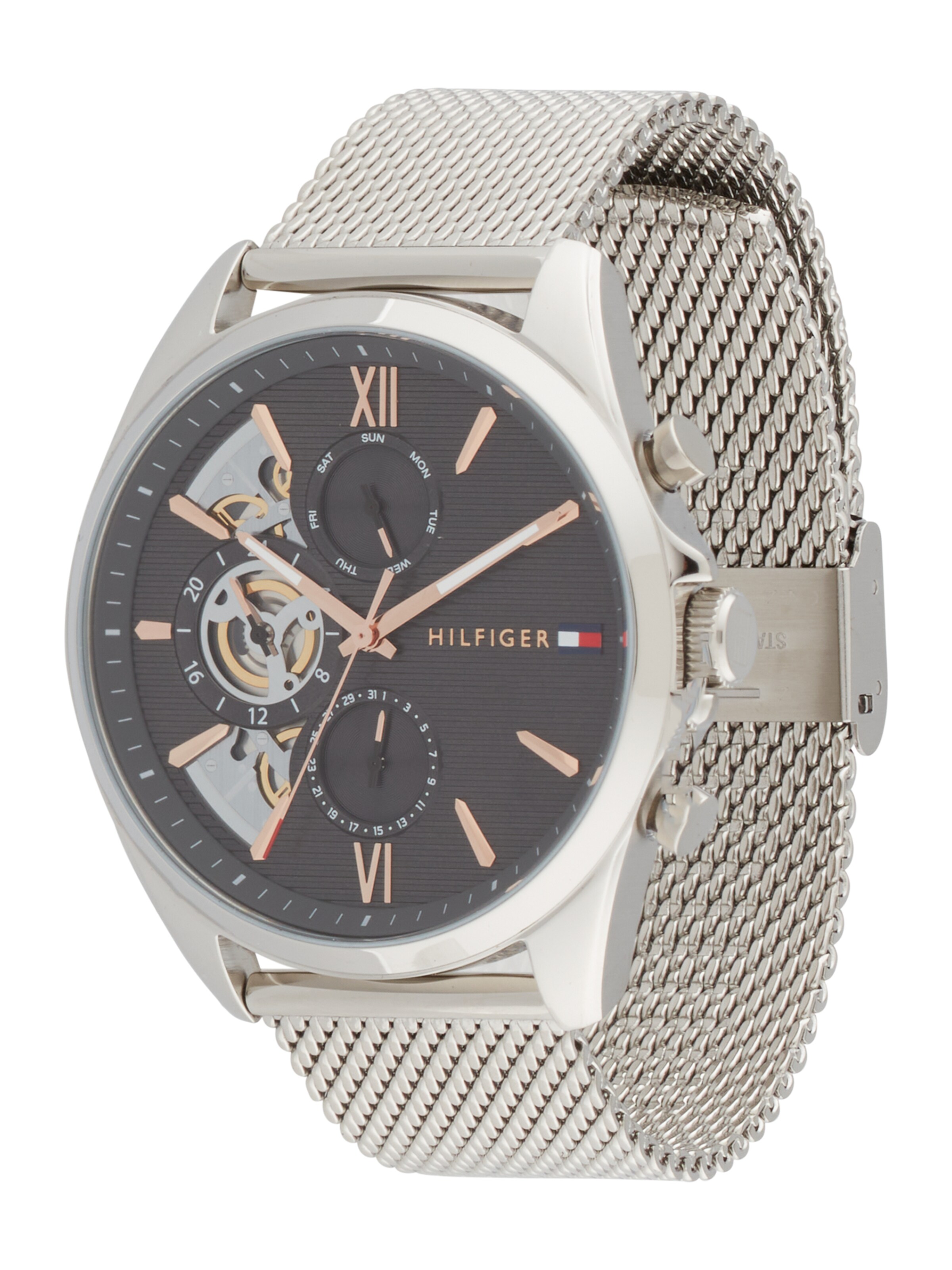 TOMMY HILFIGER Uhr 'BAKER' in Silber: Vorderseite
