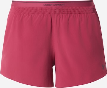 UNDER ARMOUR - regular Pantalón deportivo 'Vanish' en rojo: frente