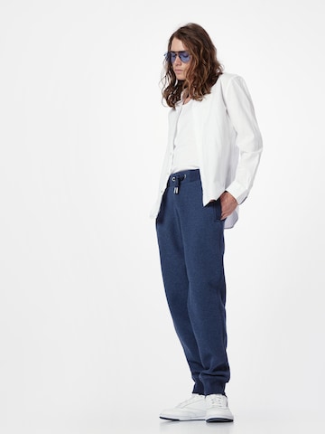 Superdry Tapered Broek 'Essential' in Blauw