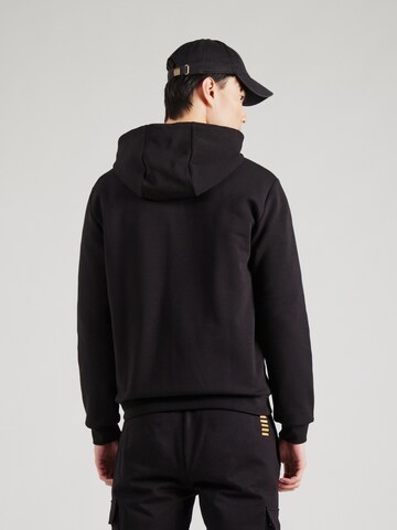 EA7 Emporio Armani Ζακέτα φούτερ σε μαύρο
