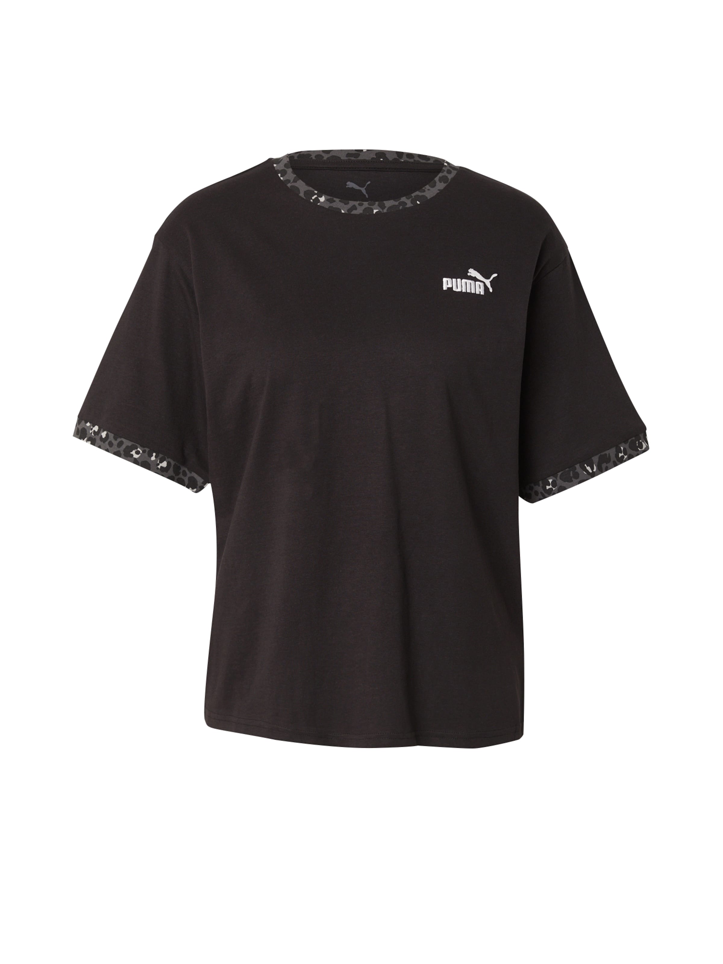 PUMA Särk 'Essentials', värv must: eest vaates