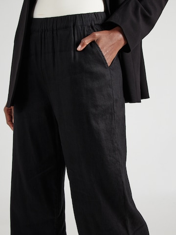 PULZ Jeans Ohlapna forma Hlače 'LUCA' | črna barva