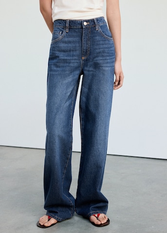 MANGO Wide leg Jeans 'DANILA' in Blue: front