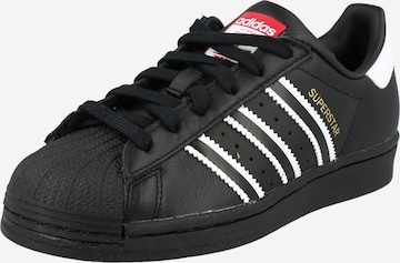 ADIDAS ORIGINALS - Zapatillas deportivas 'SUPERSTAR' en negro: frente