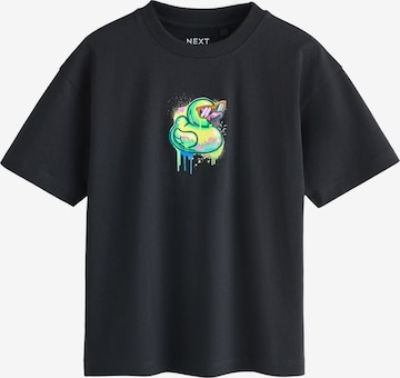 juoda Next Marškinėliai: priekis