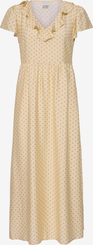 ICHI - Vestido en amarillo: frente