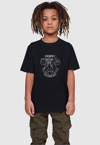 ABSOLUTE CULT Shirt 'Harry Potter - Dobby Seal' in Black: front