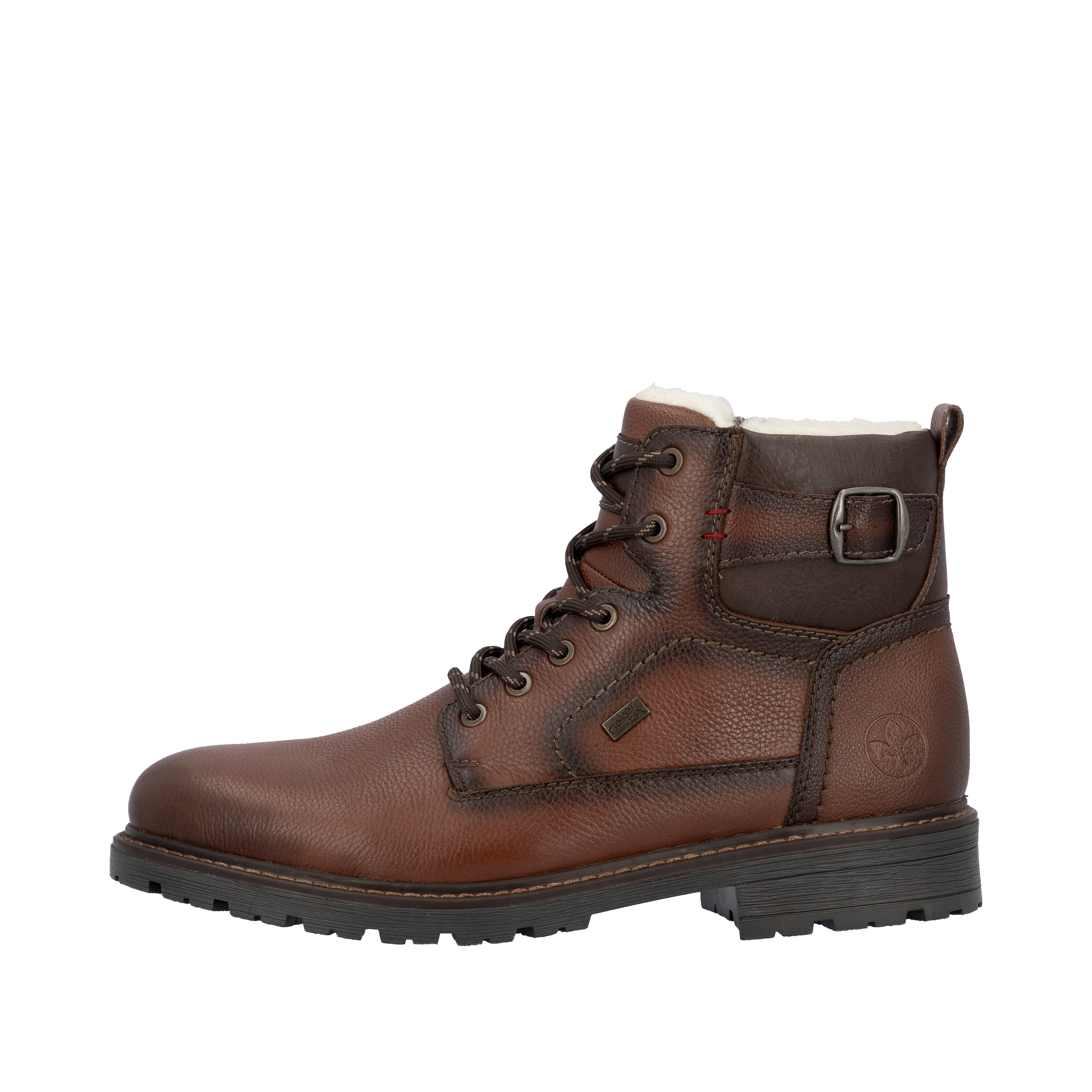 Rieker Lace-Up Boots in Brown