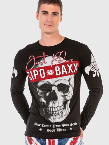 CIPO & BAXX Shirt in Black: front