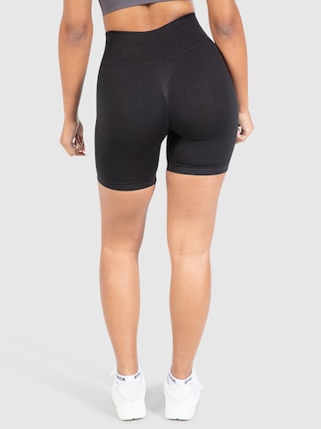 Coupe slim Pantalon de sport 'Amaze Scrunch' Smilodox en noir