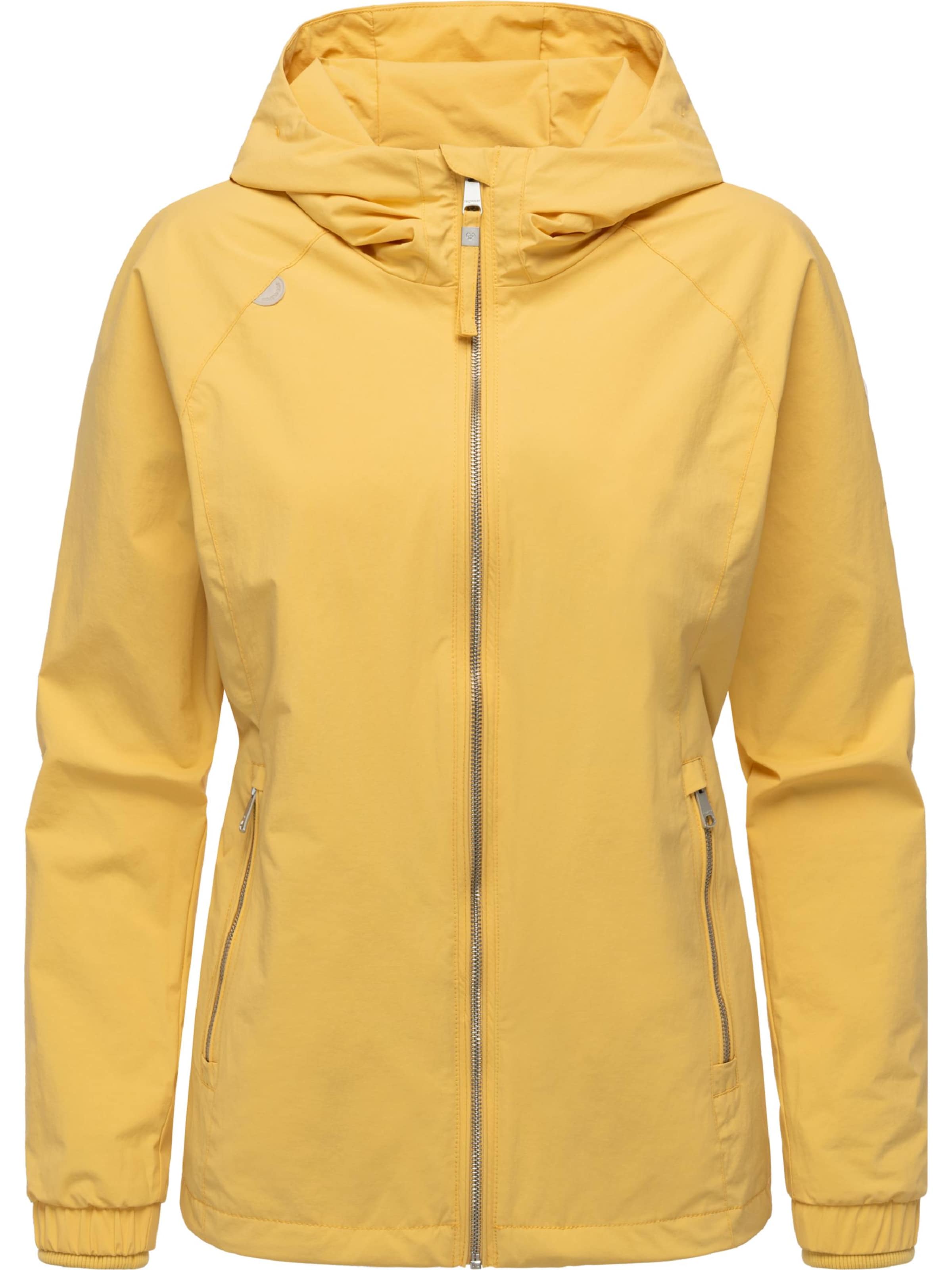 Giacca funzionale 'Dizzea' di Ragwear in giallo: frontale