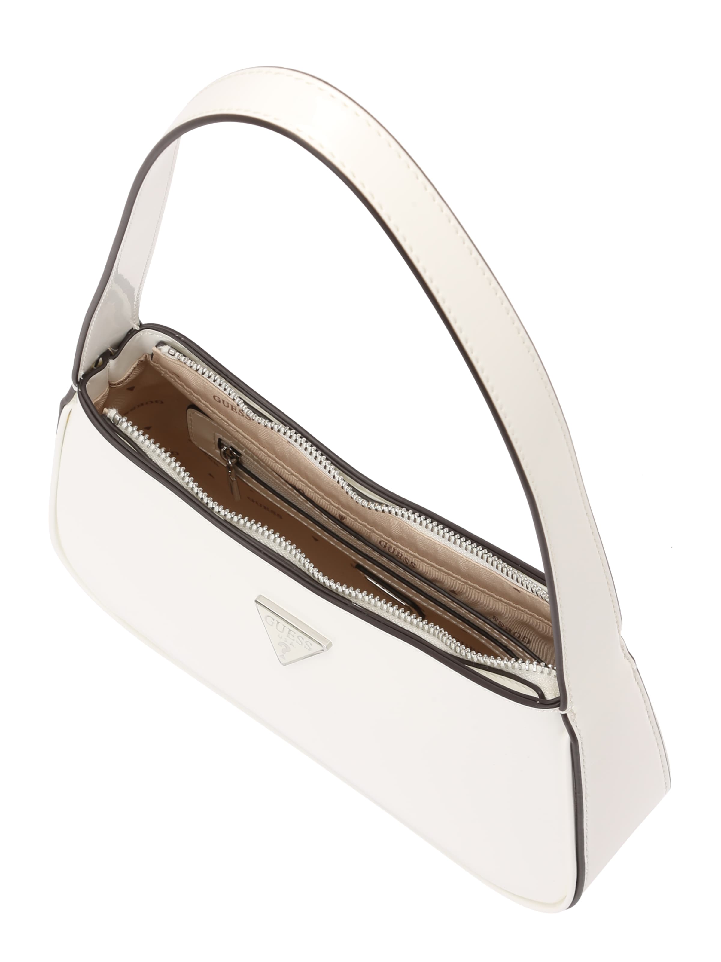 Sac bandoulière 'ARNELA TOP ZIP SHOULDER BAG' GUESS en blanc