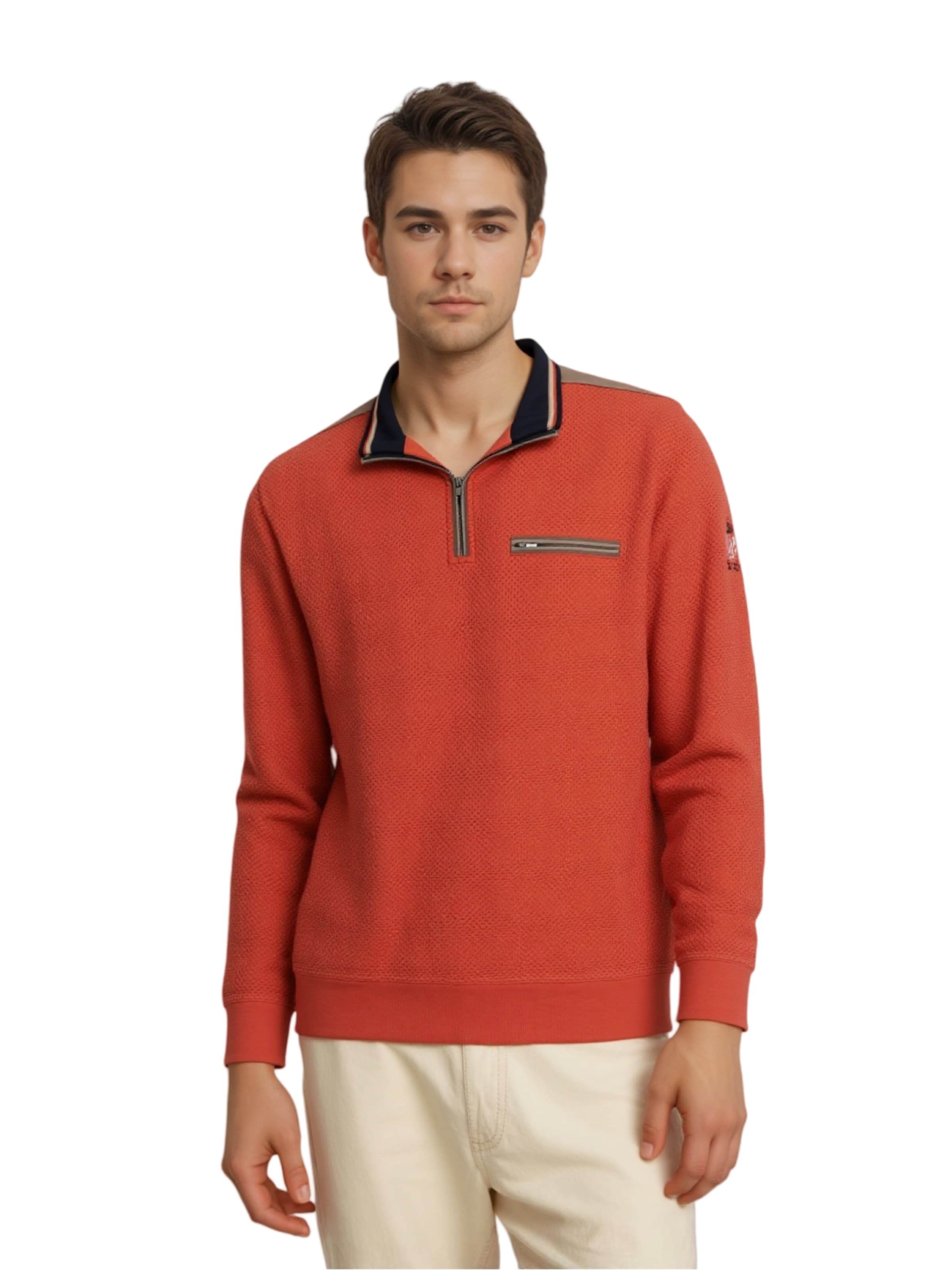 Felpa 'Stay Fresh' di HAJO in rosso: frontale