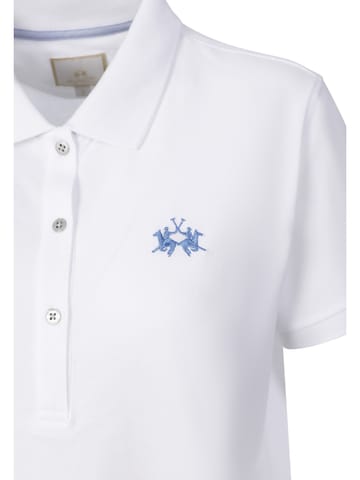 La Martina Poloshirt ' WCP006 ' in Weiß
