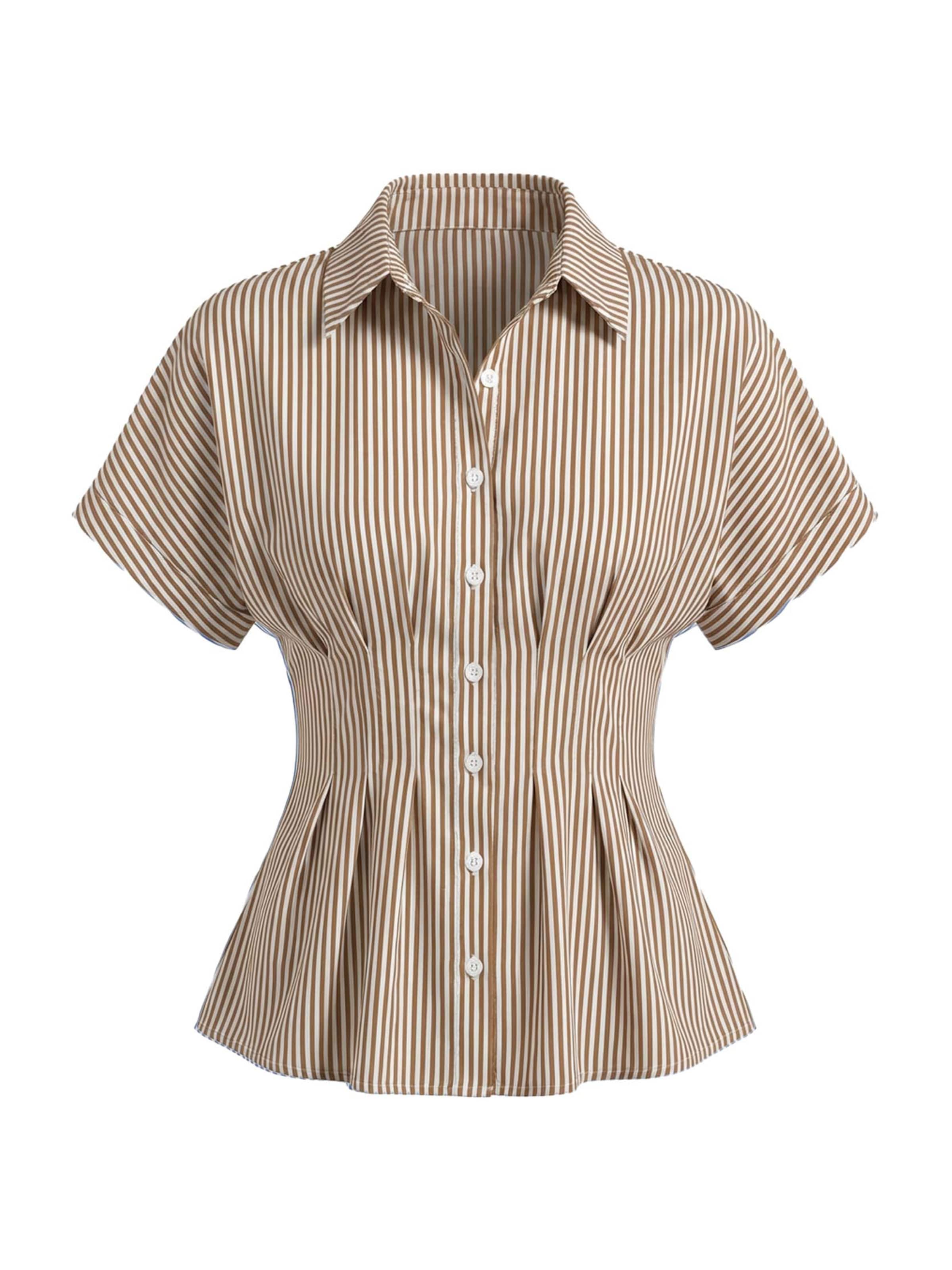 Bluză de la Imily Bela pe maro: față