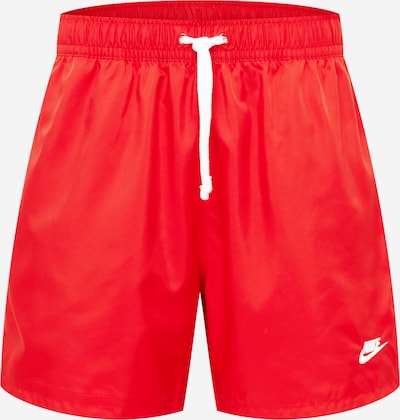 Pantaloni Nike Sportswear pe roșu / alb, Vizualizare produs