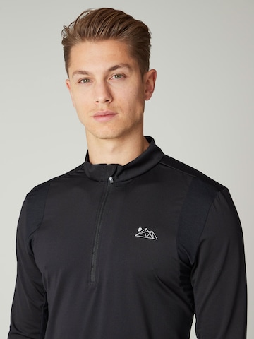 PROTEST Athletic Sweatshirt 'PRTSTRAYED' in Black