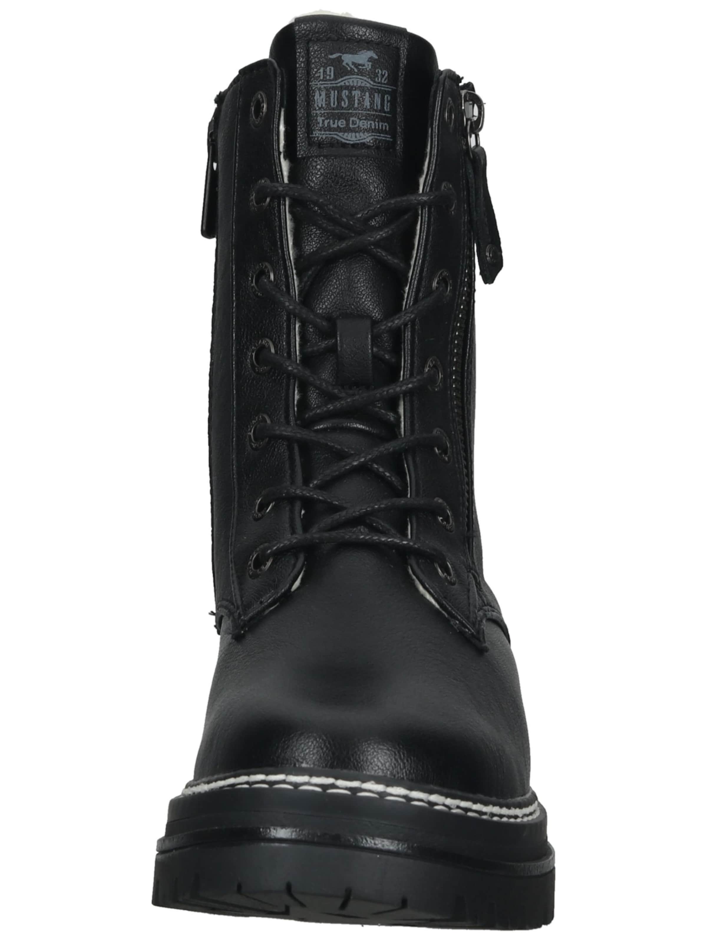 Bottines à lacets MUSTANG en noir