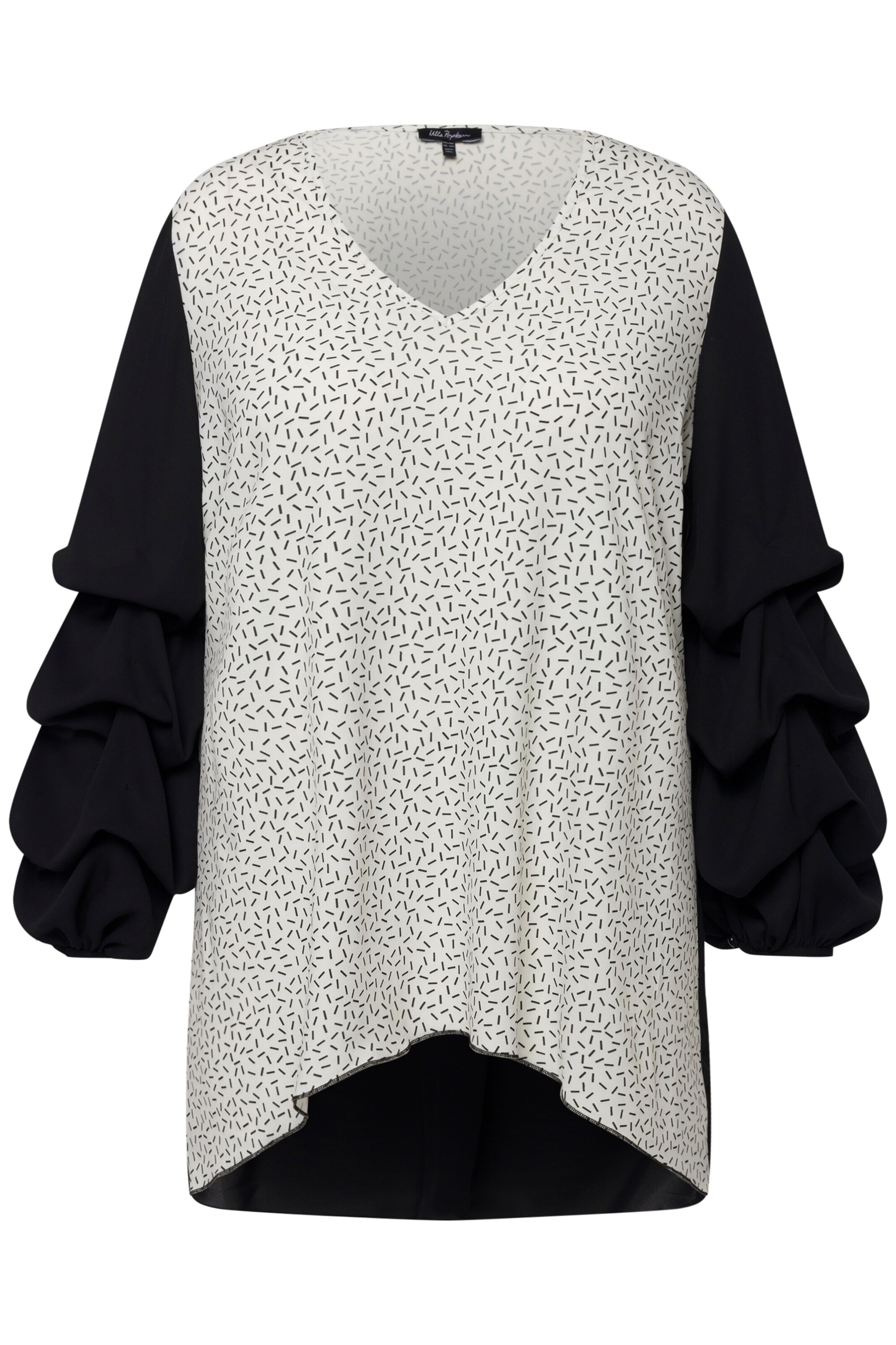 Ulla Popken Tuniek in Zwart: voorkant