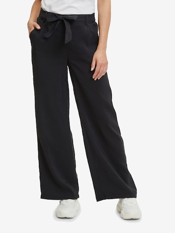 Wide Leg Pantalon Cartoon en noir : devant