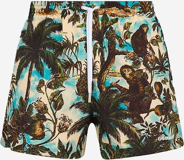 DSQUARED2 - Calções de banho em mistura de cores: frente