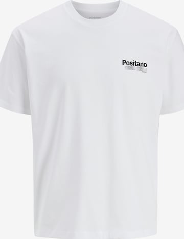 JACK & JONES Tričko 'JORPOST' – bílá: přední strana