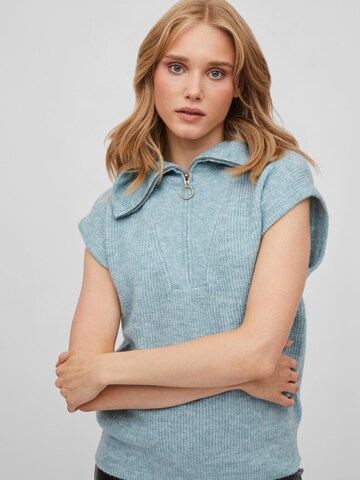 VILA Sweater 'MATHILDA' in Blue