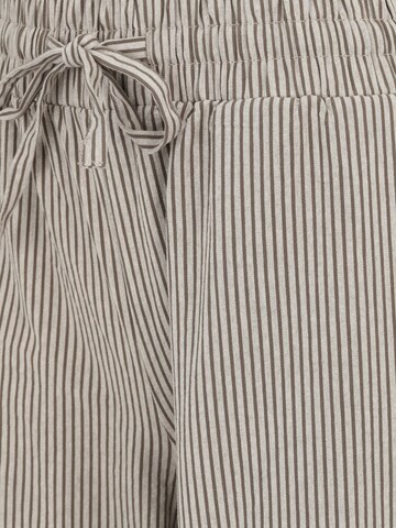 Wide Leg Pantalon 'NMBILLIE' Noisy May Tall en beige
