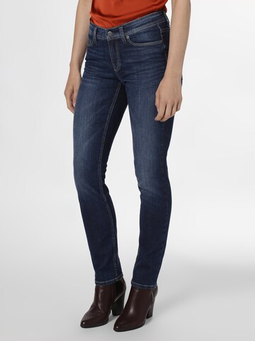 Cambio Slimfit Jeans in Blauw: voorkant