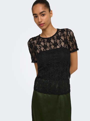 ONLY T-Shirt 'ONLAlba' in Schwarz