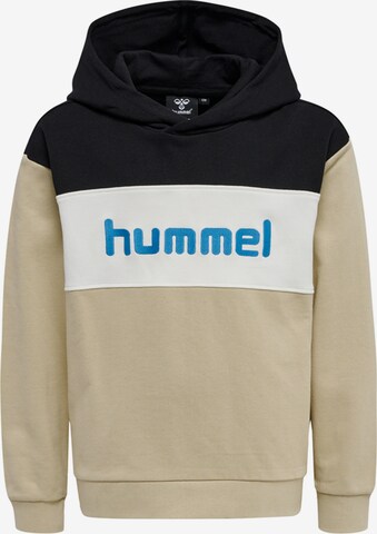 Hummel Athletic Sweatshirt 'Morten' in Beige: front