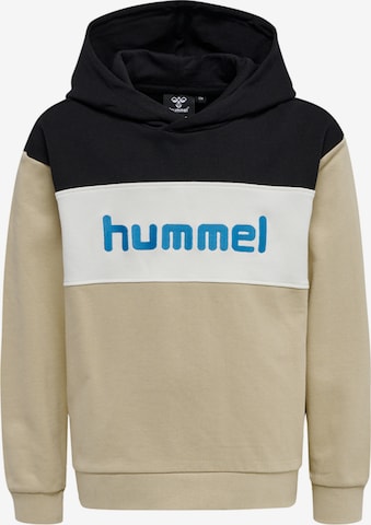Hummel Sportief sweatshirt 'Morten' in Beige: voorkant