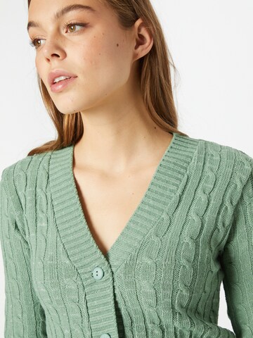 GLAMOROUS Knit Cardigan in Green