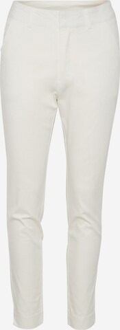 Kaffe Slim fit Chino Pants 'Lea' in White: front