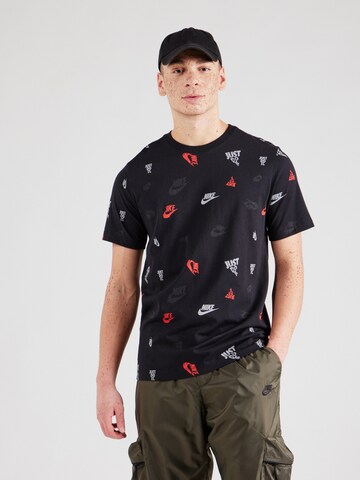 Nike Sportswear Shirt in Black: front