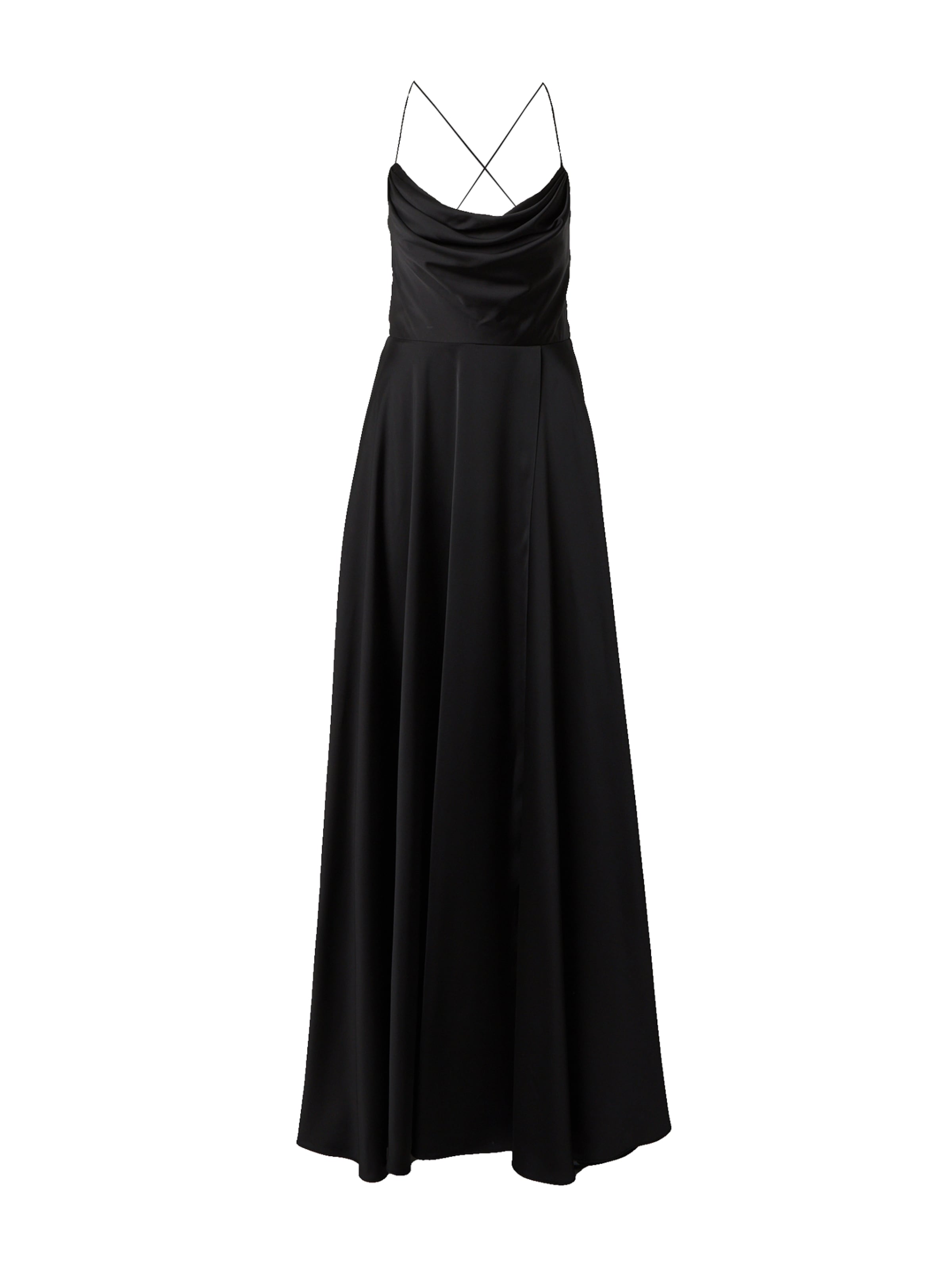 Robe de soirée Vera Mont en noir : devant