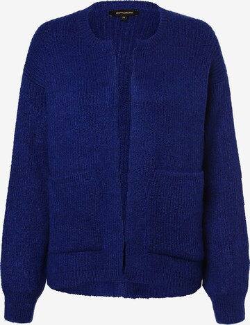 MORE & MORE Knit Cardigan in Blue: front