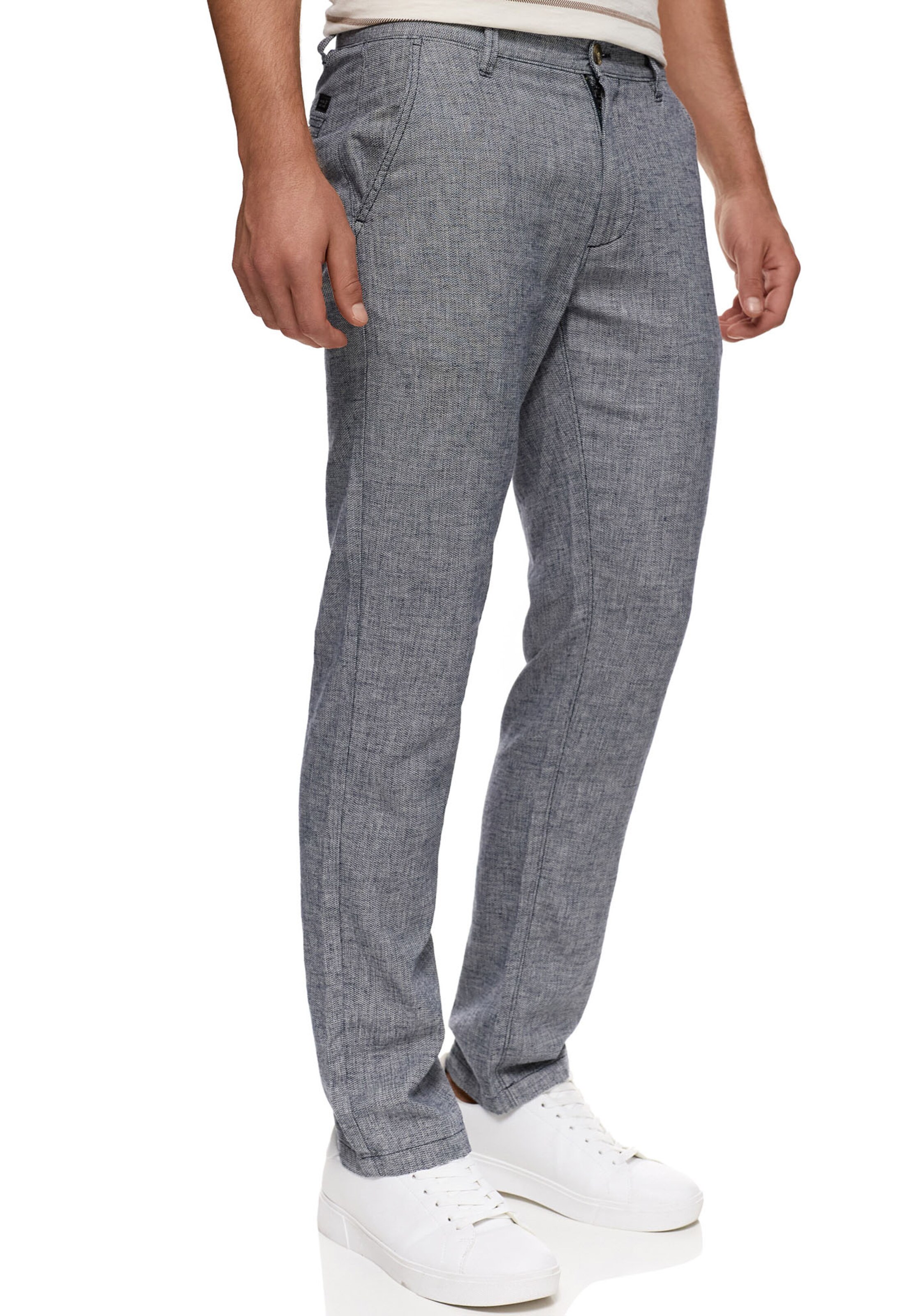 INDICODE JEANS Regular Chino Pants in Blue