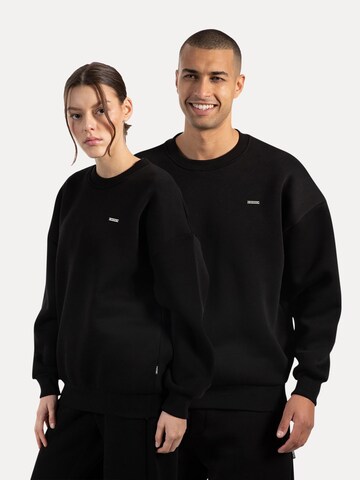 Smilodox Sweatshirt 'Riven' in Zwart