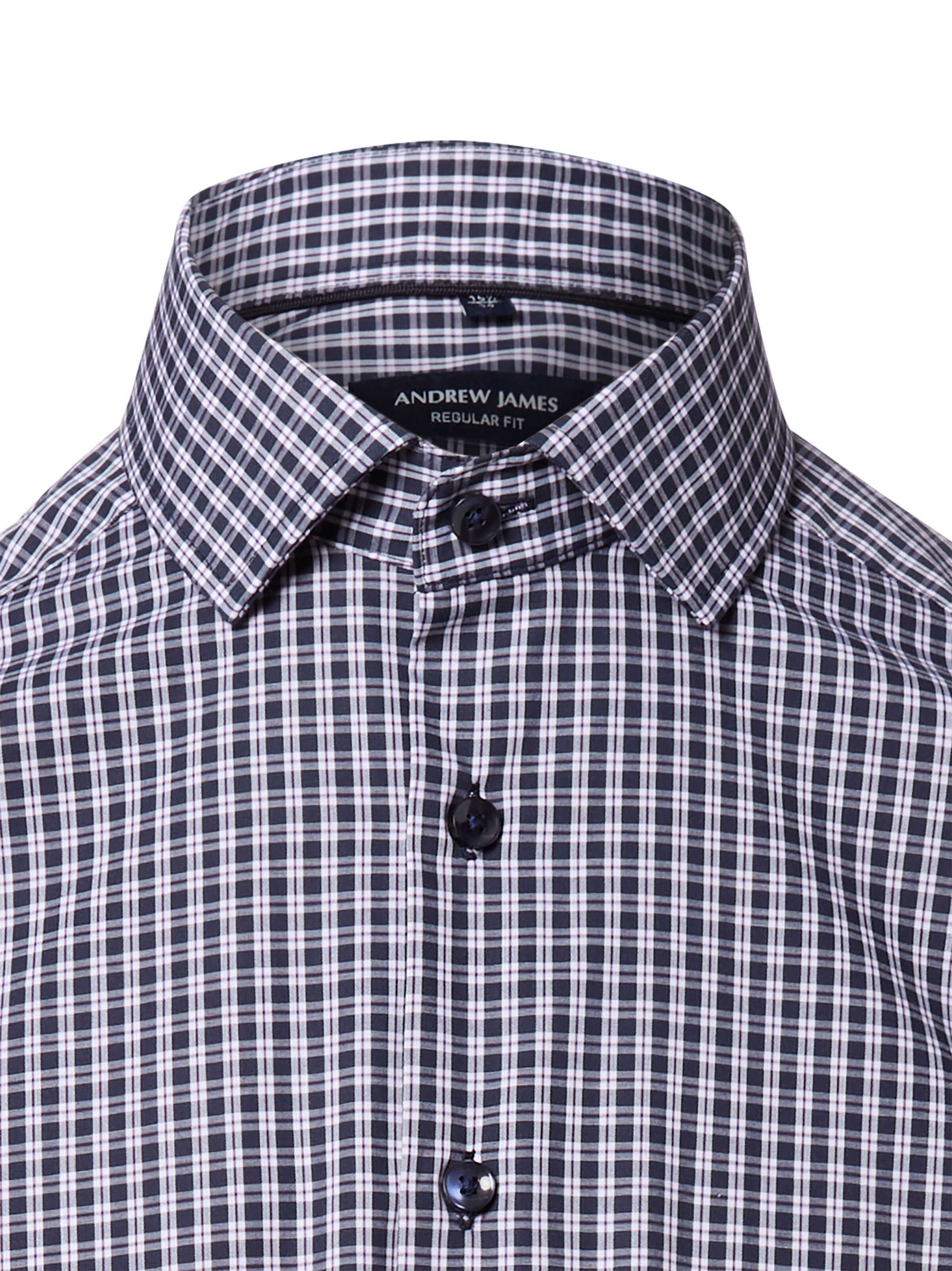 Andrew James Regular fit Button Up Shirt in Blue