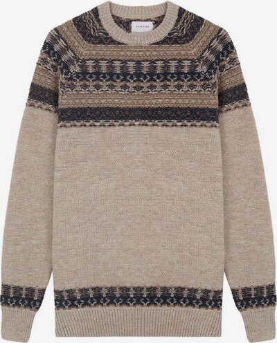 Scalpers Sweater 'Reversed Oston' in Beige / Dark brown / Taupe, Item view
