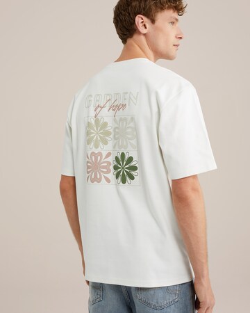 WE Fashion Shirt in Beige: voorkant