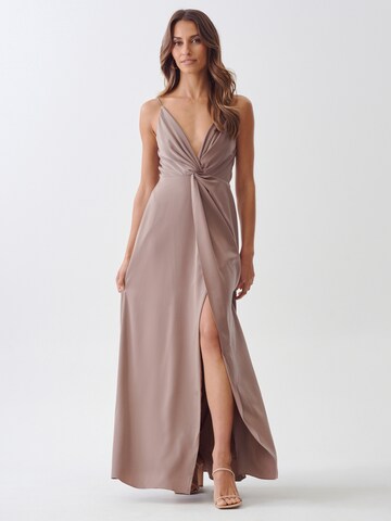 Chancery Evening Dress 'VALLIE' in Brown: front