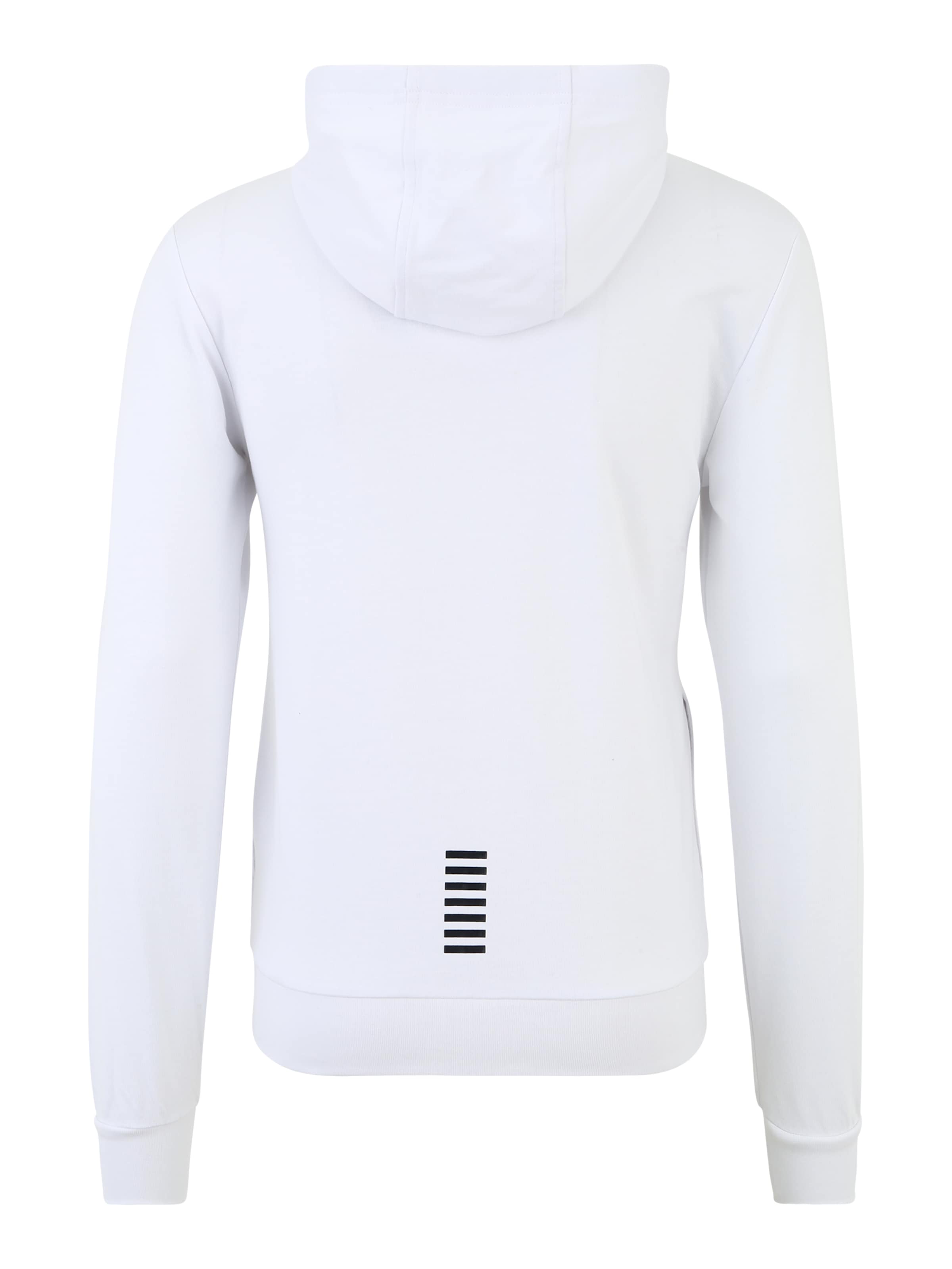Veste de survêtement EA7 Emporio Armani en blanc
