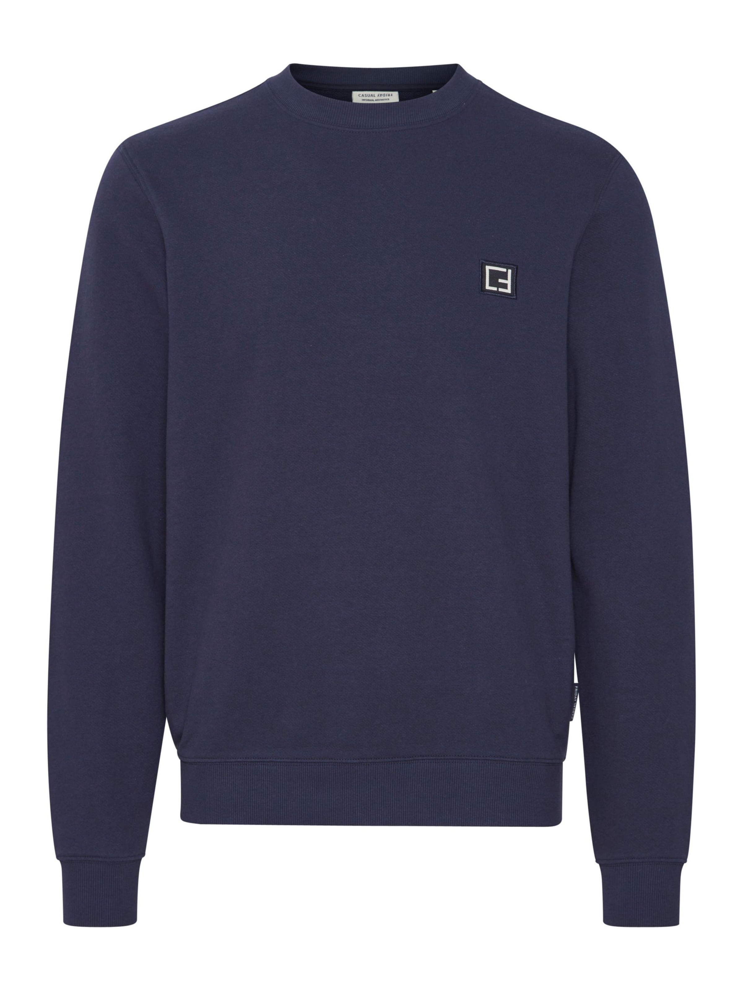 Casual Friday Sweatshirt 'Sebastian' in Blauw: voorkant