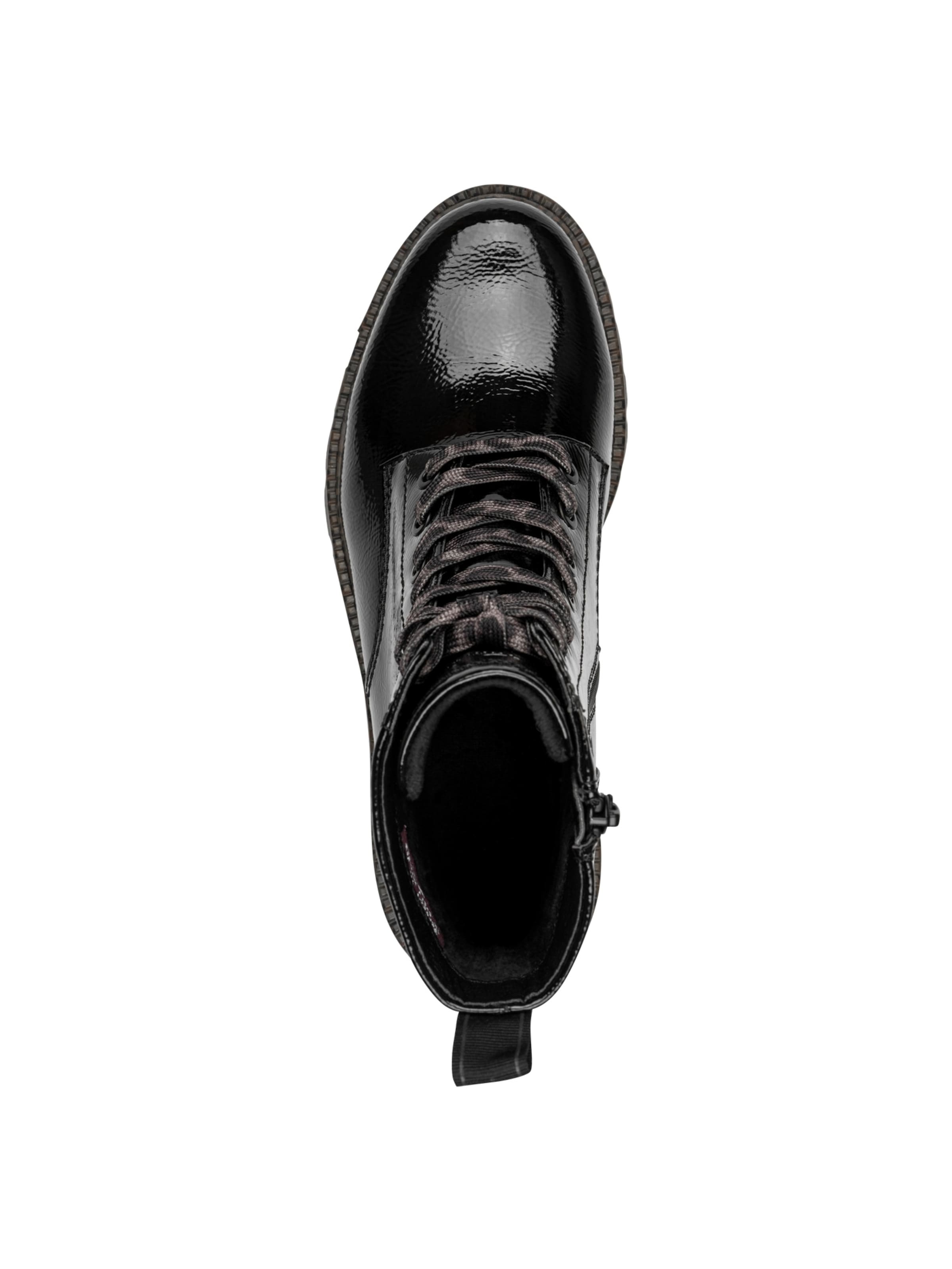 Tamaris Schnürstiefelette in Schwarz
